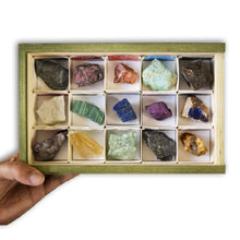Cargar imagen la galería, Colección de 15 Minerales de Pigmentos caja
