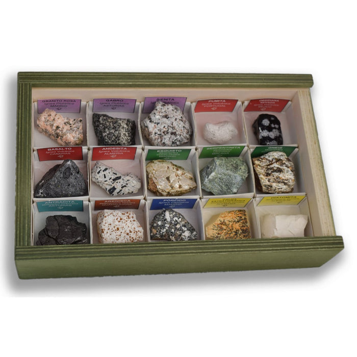 Colección de 15 Rocas del mundo