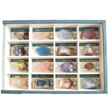 Cargar imagen la galería, Colección de 16 Minerales de Cuarzo
