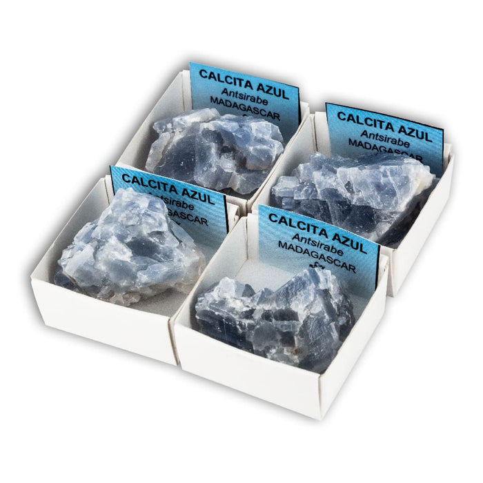 Calcita azul (Caja de 4x4)