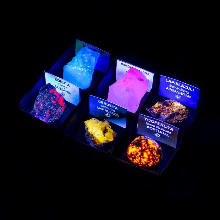 ✨ Minerales fluorescentes: qué son y por qué brillan en la oscuridad