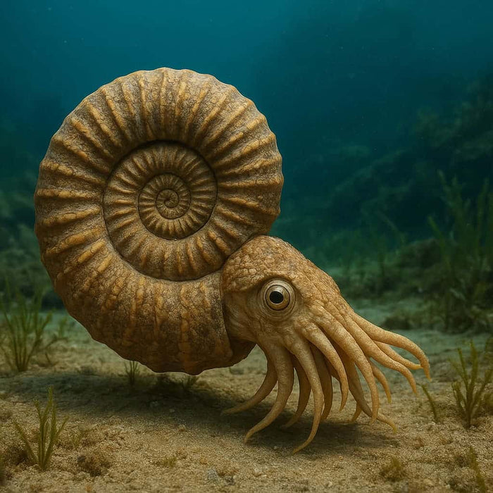 Ammonites Fósil  viviente