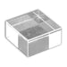 Peana maciza de Metacrilato transparente