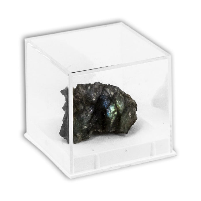 Caja de plástico Urna Cuadrada con mineral