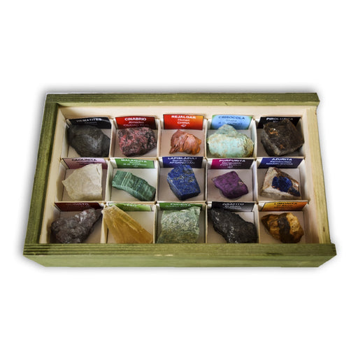Colección de 15 Minerales de Pigmentos