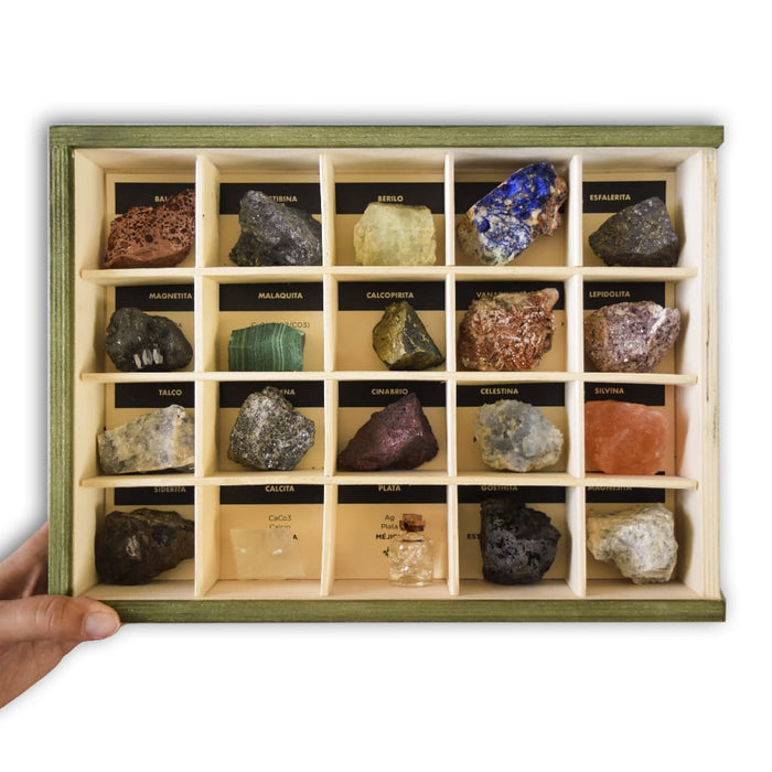 coleccion 20 menas minerales