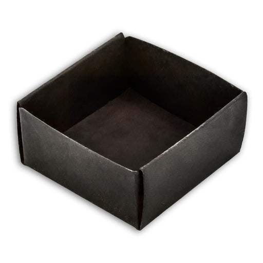 Cajas de Cartón negra 4x4 cm en Pack de 10 unidades