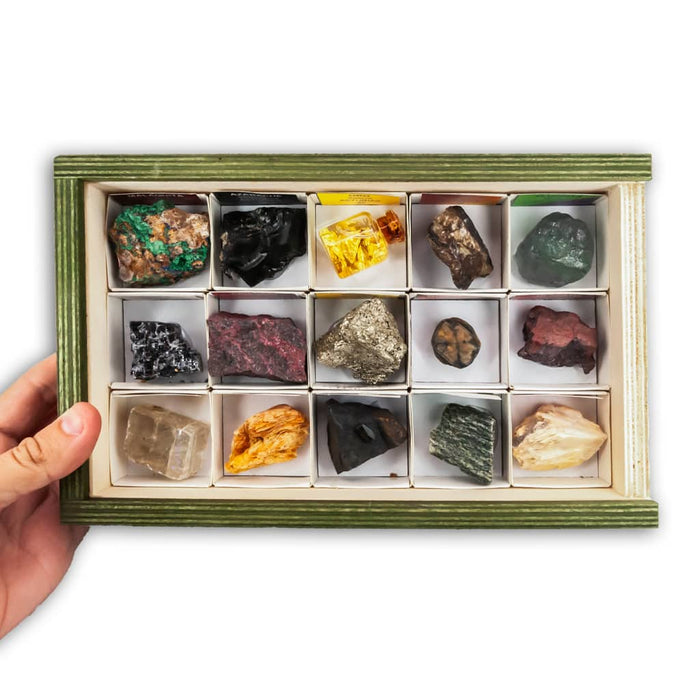 Collection of 15 Minerals from Spain 