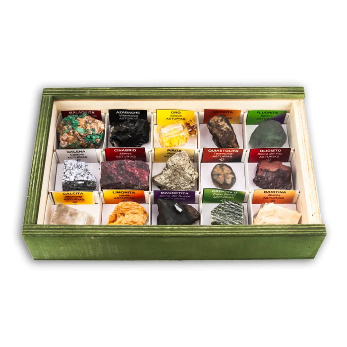 Collection of 15 Minerals from Spain 