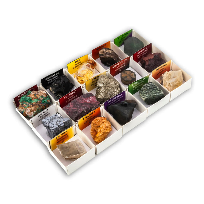 Collection of 15 Minerals from Spain 