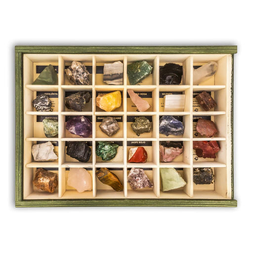 Colección de 30 Minerales del Mundo