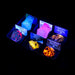 Colección de 6 Minerales Fluorescentes con Linterna UV