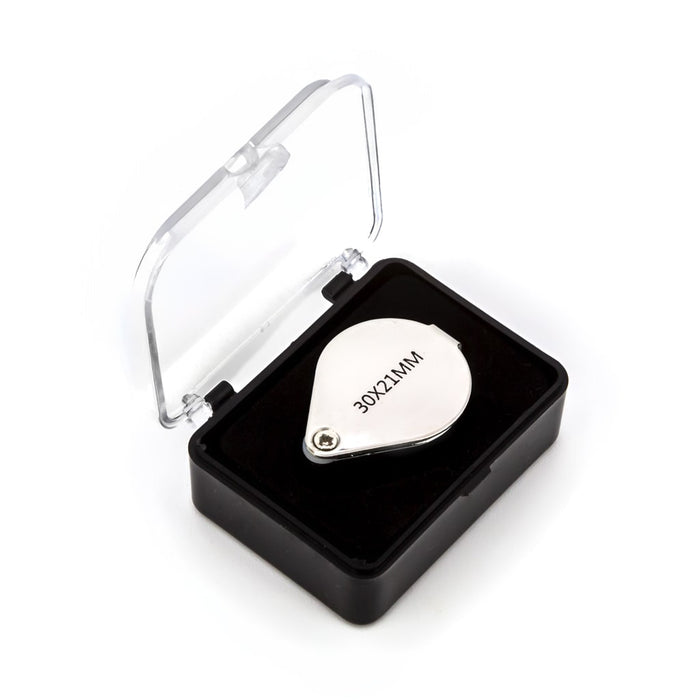 Lupa de joyería plegable caja