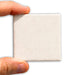 Placa porcelana blanca para raya de minerales detalle