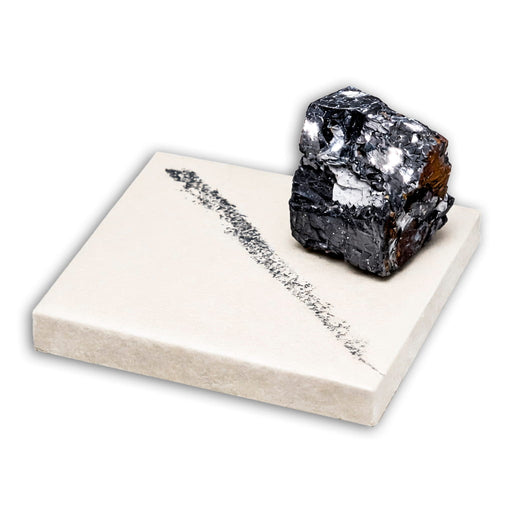 Placa porcelana blanca para raya de minerales Rallada