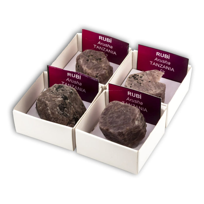 Rubí  en Cajita de Colección 4x4 cm