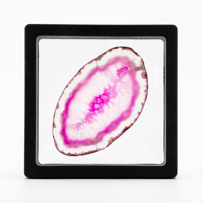 Vitrina flotante cuadrada 3D negro