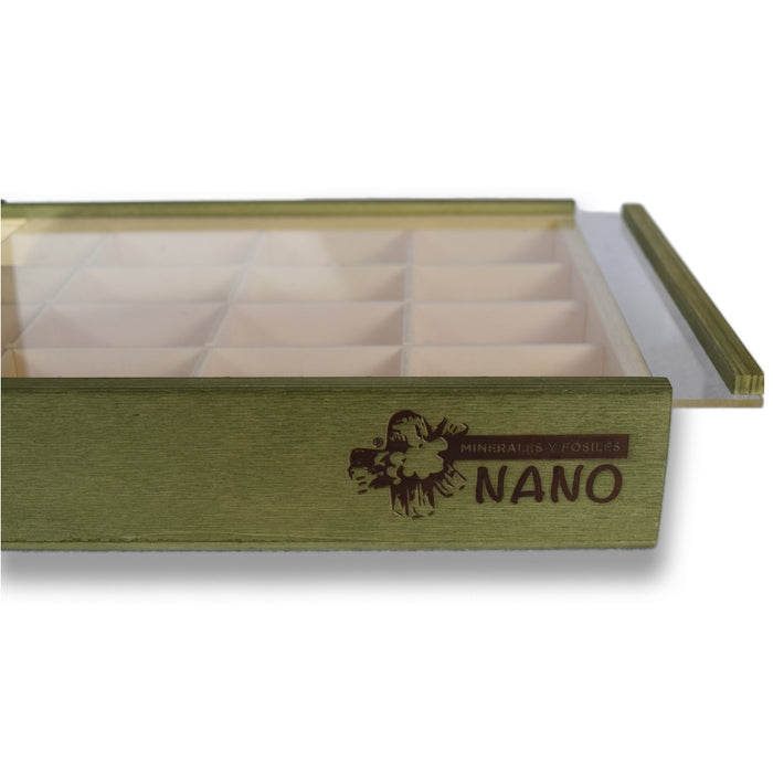 Colección de 20 Rocas Sedimentarias caja metacrilato