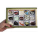 Colección de Minerales de Europa Caja mdera