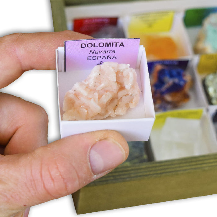 Coleccion de 15 minerales del mundo 2 mano