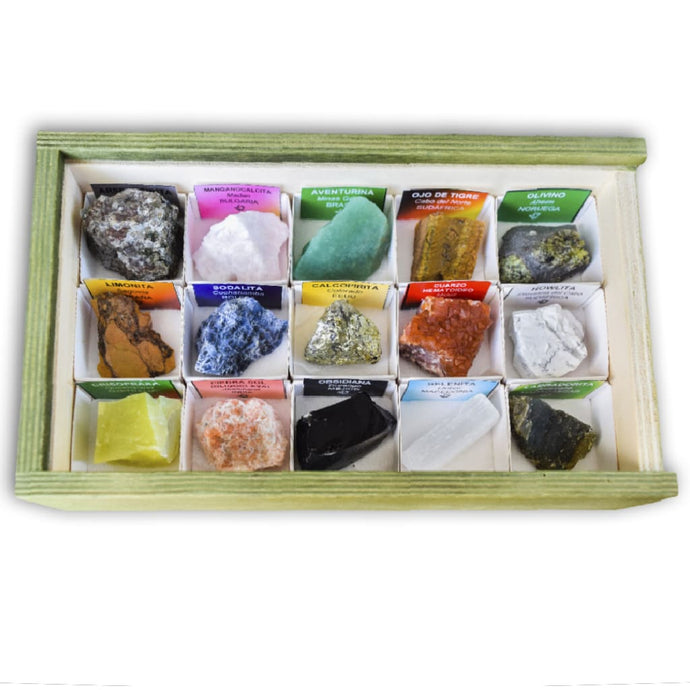 Colección de 15 Minerales del Mundo 4