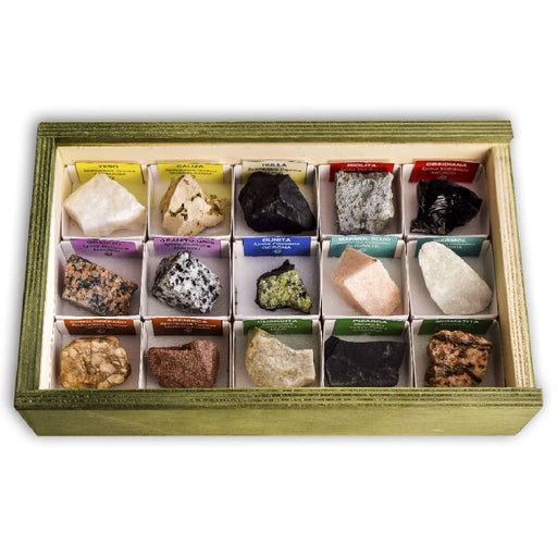 Colección de 15 Rocas del mundo
