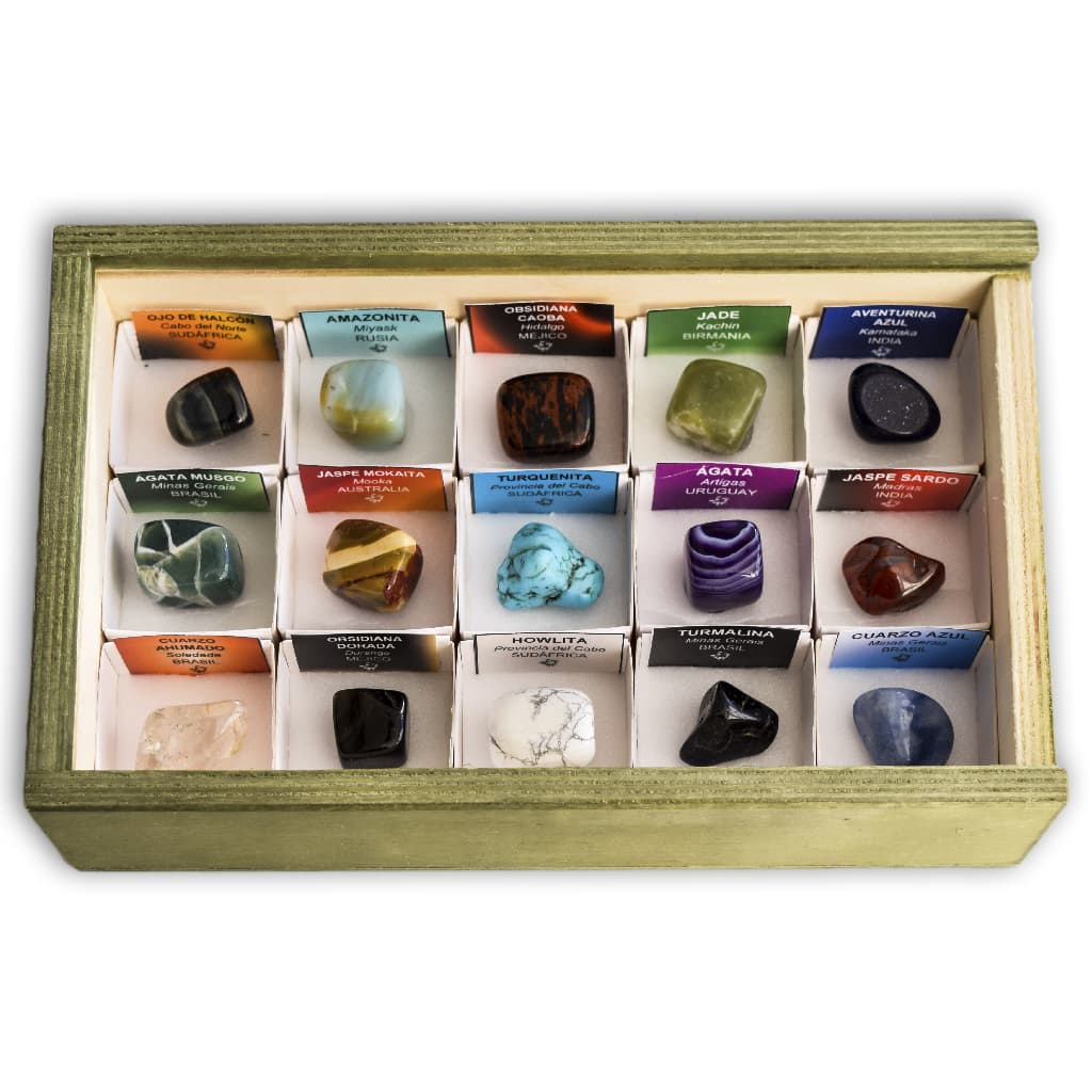 Colección de 15 Minerales Pulidos 3