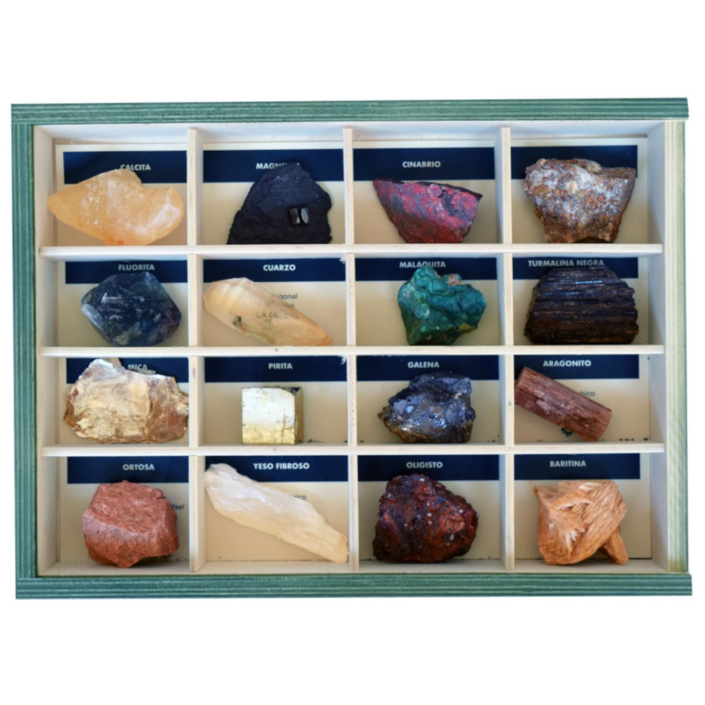 Colección de 16 Minerales de España