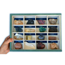 Carregar imagem no visualizador da galeria, Colección de 16 Minerales de España Muestras
