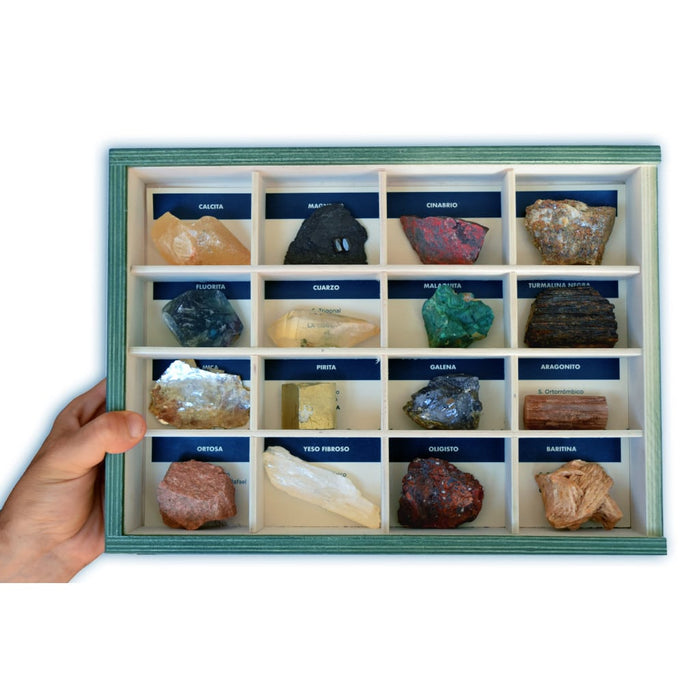 Colección de 16 Minerales de España Muestras