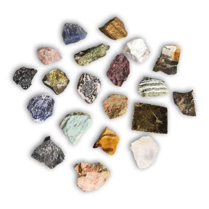 Colección de 20 Minerales del Mundo variados
