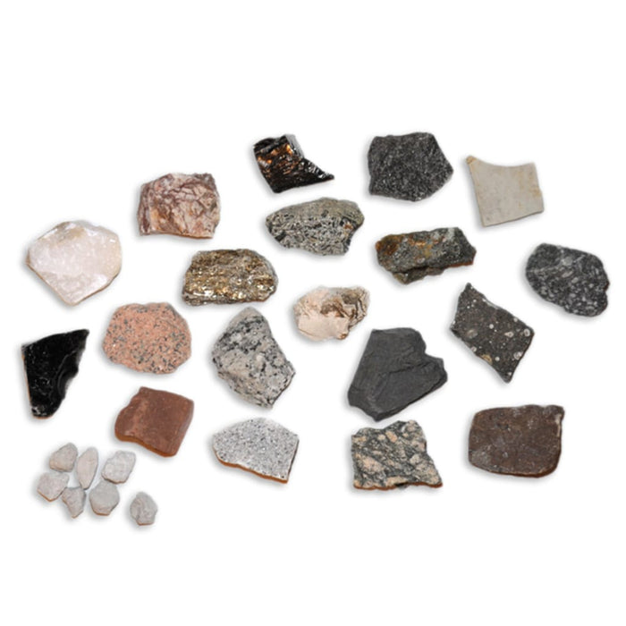 Colección de 20 Rocas didácticas granito