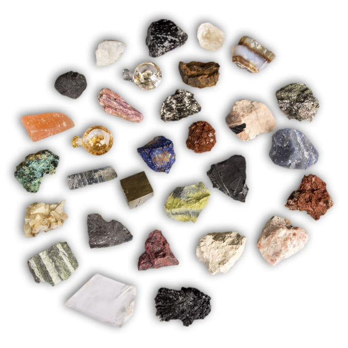 Colección de 30 Minerales del Mundo minerales sueltos